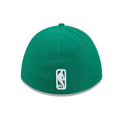 Pictured is this NBA Team Boston Celtics 39THIRTY M-Crown Stretch Fit cap in green. 7