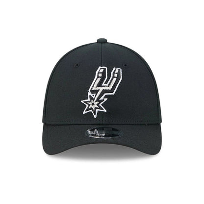 Pictured is this NBA Team San Antonio Spurs 39THIRTY M-Crown Stretch Fit cap in black. 3
