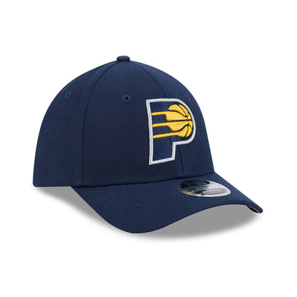 Pictured is this NBA Team Indiana Pacers 39THIRTY M-Crown Stretch Fit cap in dark blue. 4