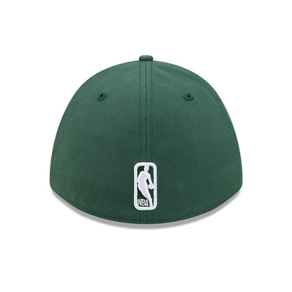 Pictured is this NBA Team Milwaukee Bucks 39THIRTY M-Crown Stretch Fit cap in dark green. 6