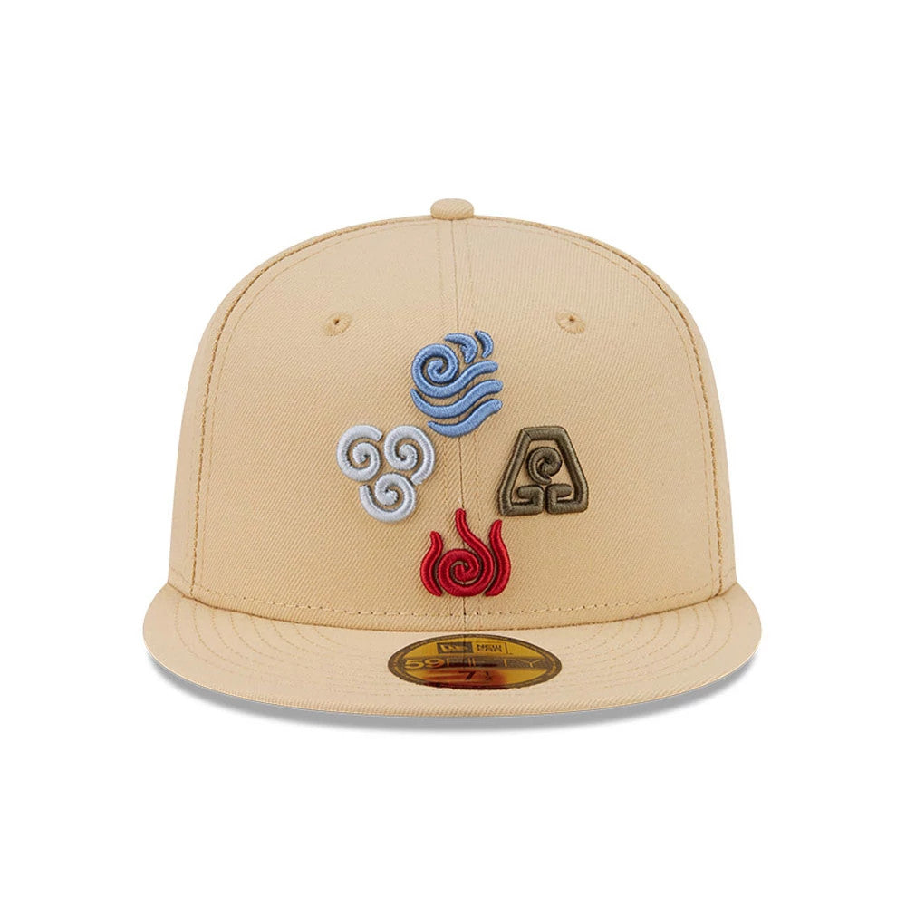 Pictured is this Elements Avatar 59FIFTY Fitted cap in light beige. 3