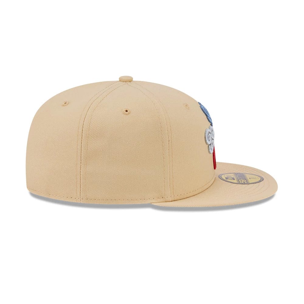 Pictured is this Elements Avatar 59FIFTY Fitted cap in light beige. 7