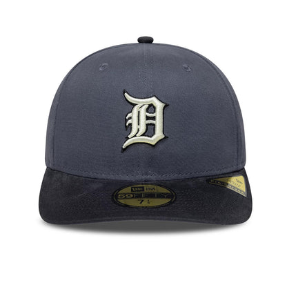 Pictured is this MLB Detroit Tigers 59FIFTY Fitted cap in dark grey. 3
