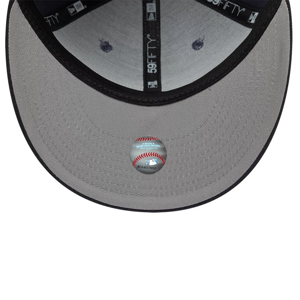 Pictured is this MLB Detroit Tigers 59FIFTY Fitted cap in dark grey. 2