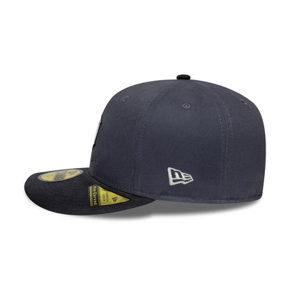 Pictured is this MLB Detroit Tigers 59FIFTY Fitted cap in dark grey. 5