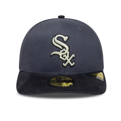 Pictured is this MLB Chicago White Sox 59FIFTY Fitted cap in dark grey. 3