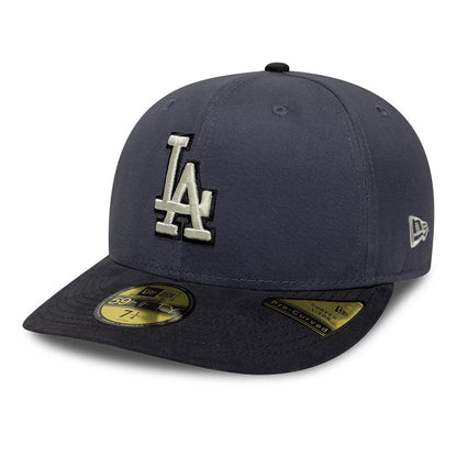 Pictured is this MLB LA Dodgers 59FIFTY Fitted cap in dark grey. 1