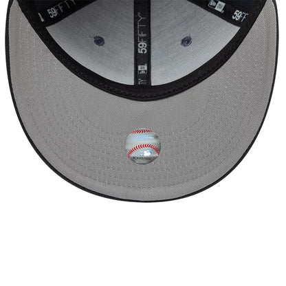 Pictured is this MLB LA Dodgers 59FIFTY Fitted cap in dark grey. 2