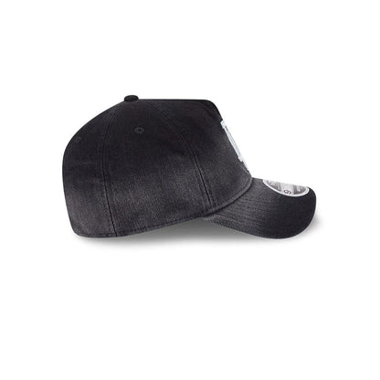 Pictured is this MLB Washed Denim LA Dodgers 9FORTY A-Frame Unstructured cap in black. 6