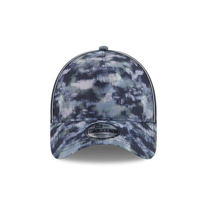 Pictured is this New Era Elevated Basics 9FORTY A-Frame cap in navy. 3