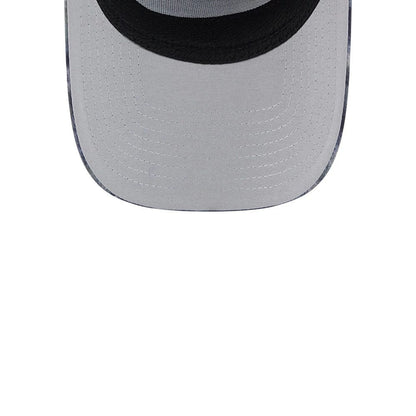 Pictured is this New Era Elevated Basics 9FORTY A-Frame cap in navy. 2