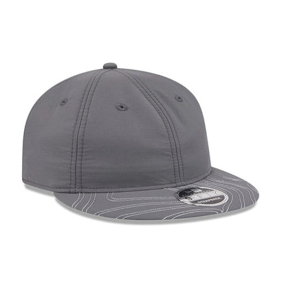 Pictured is this New Era Elevated Basics Retro Crown 9FIFTY cap in open grey. 4