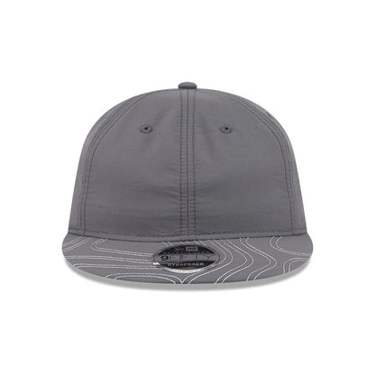 Pictured is this New Era Elevated Basics Retro Crown 9FIFTY cap in open grey. 3