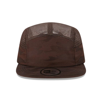 Pictured is this New Era Elevated Basics Camper cap in Woodland Camo. 3