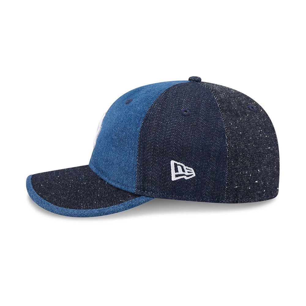 Pictured is this MLB Multipanel LA Dodgers Retro Crown 59FIFTY Fitted cap in navy. 4