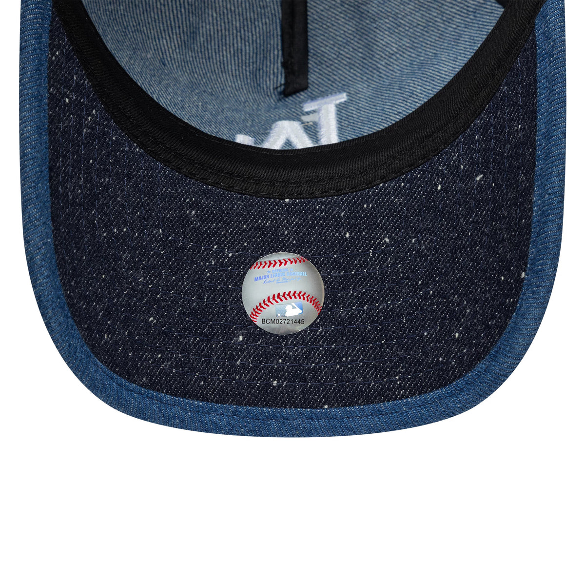 Pictured is this MLB Multipanel LA Dodgers 9FORTY A-Frame Unstructured cap in navy. 7