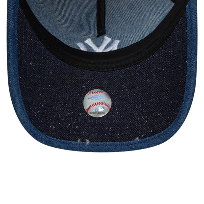 Pictured is this MLB Multipanel New York Yankees 9FORTY A-Frame Unstructured cap in navy. 7