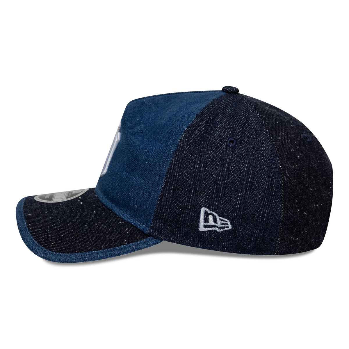 Pictured is this MLB Multipanel New York Yankees 9FORTY A-Frame Unstructured cap in navy. 4