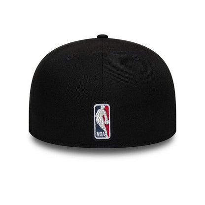 Pictured is this NBA Bead Boston Celtics 59FIFTY A-Frame Fitted cap in black. 7