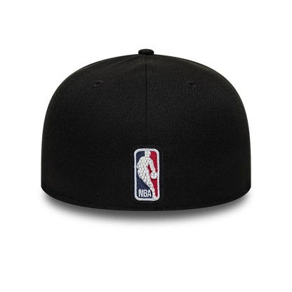 Pictured is this NBA Bead Chicago Bulls 59FIFTY A-Frame Fitted cap in black. 5