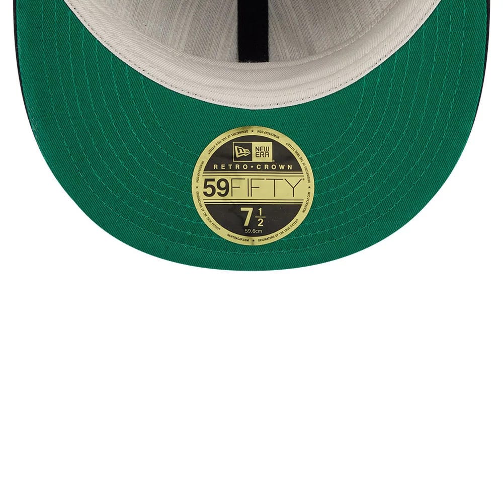 Pictured is this Fear Of God X MLB Chicago White Sox Retro Crown 59FIFTY Fitted cap in black. 2