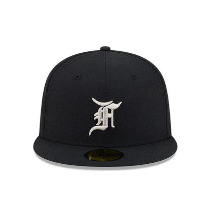 Pictured is this Fear Of God X MLB Chicago White Sox 59FIFTY Fitted cap in black. 3
