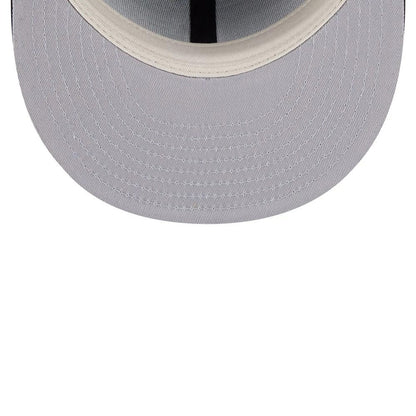 Pictured is this Fear Of God X MLB Logo 59FIFTY Fitted cap in black. 2