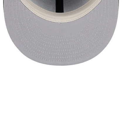 Pictured is this Fear Of God X MLB Logo 59FIFTY Fitted cap in black. 2
