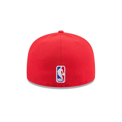 Pictured is this NBA X J-FROST Chicago Bulls 59FIFTY Fitted cap in red. 5
