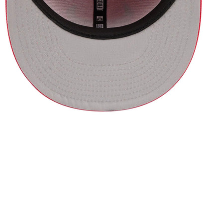 Pictured is this NBA X J-FROST Chicago Bulls 59FIFTY Fitted cap in red. 2