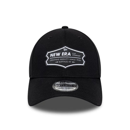 Pictured is this New Era Jersey 39THIRTY Stretch Fit cap in black. 2
