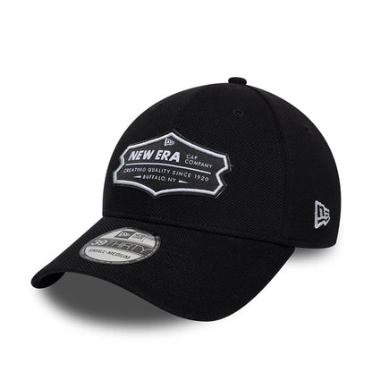 Pictured is this New Era Jersey 39THIRTY Stretch Fit cap in black. 1