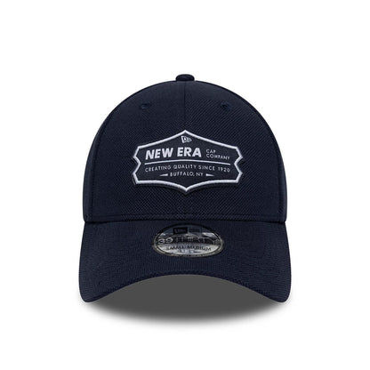 Pictured is this New Era Jersey 39THIRTY Stretch Fit cap in navy. 2