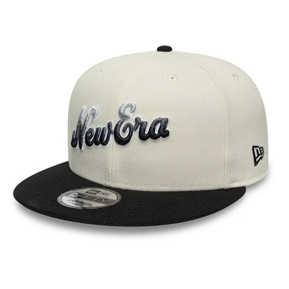 Pictured is this New Era Ombre Script 9FIFTY Snapback cap in light beige. 3