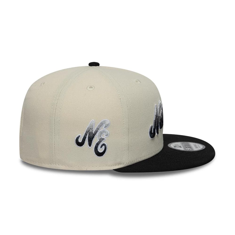 Pictured is this New Era Ombre Script 9FIFTY Snapback cap in light beige. 5