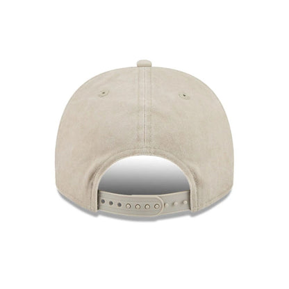 Pictured is this MLB LA Dodgers 9FIFTY A-Frame Snapback cap in light beige. 6