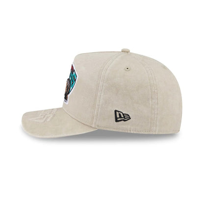 Pictured is this NBA Vancouver Grizzlies 9FIFTY A-Frame Snapback cap in light beige. 5