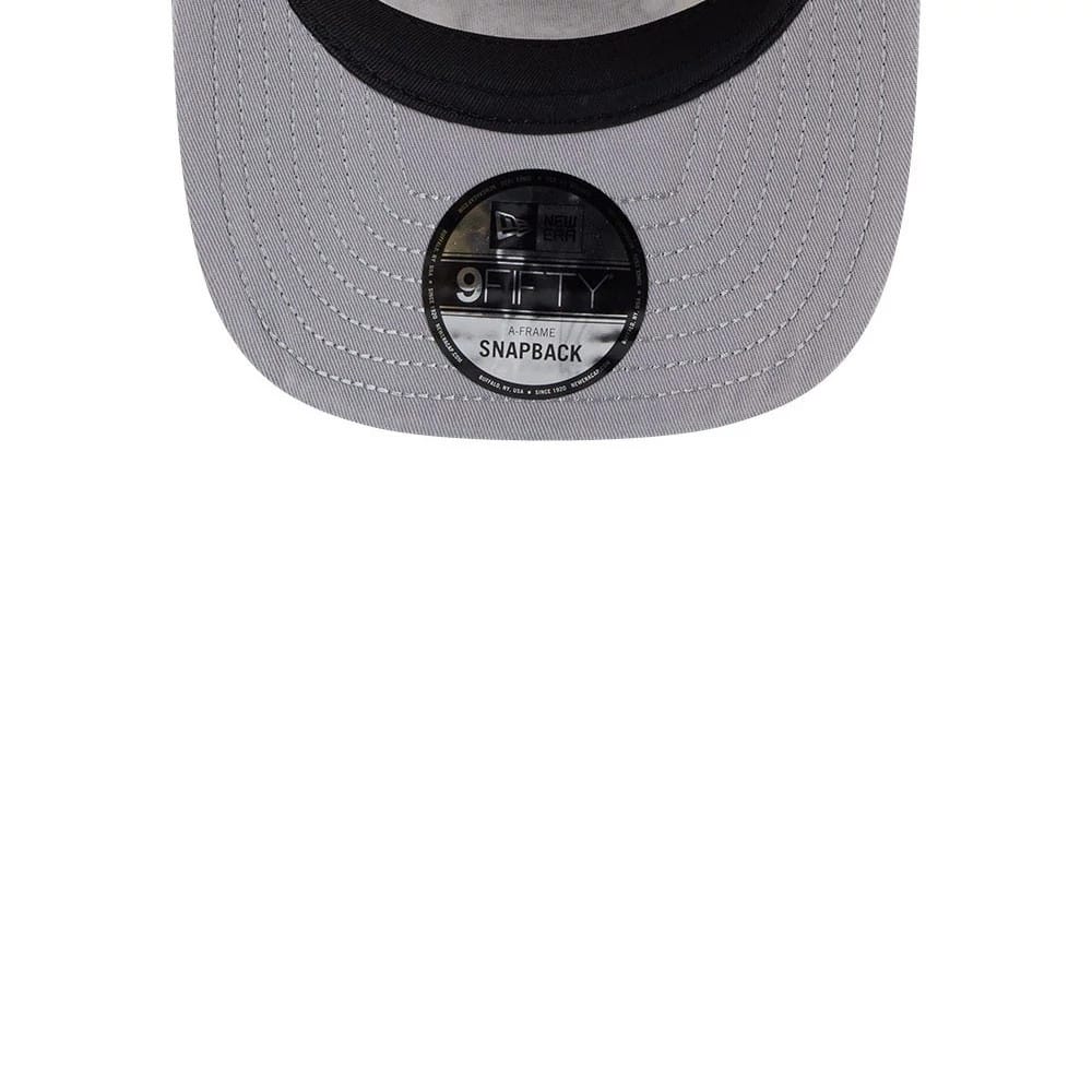 Pictured is this NBA LA Lakers 9FIFTY A-Frame Snapback cap in light beige. 2