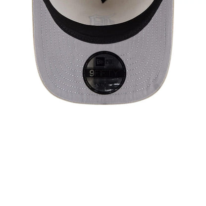 Pictured is this MLB Detroit Tigers 9FIFTY A-Frame Snapback cap in light beige. 2