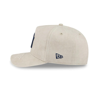Pictured is this MLB New York Yankees 9FIFTY A-Frame Snapback cap in light beige. 5