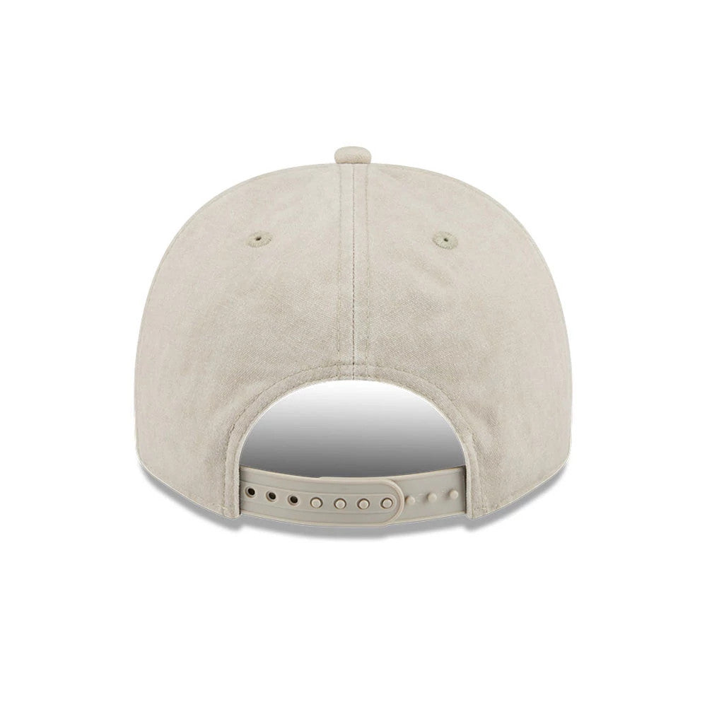 Pictured is this MLB New York Yankees 9FIFTY A-Frame Snapback cap in light beige. 6