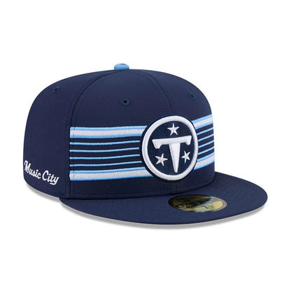 Pictured is this NFL Rivalry 2026 Tennessee Titans 59FIFTY Fitted cap in dark blue. 1