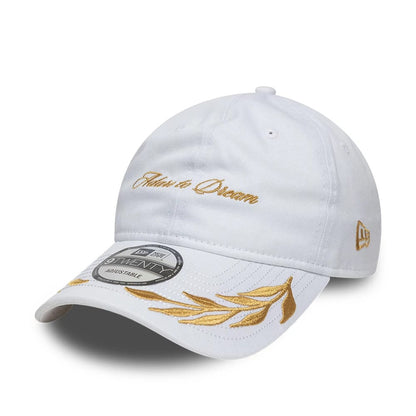 Pictured is this Dare To Dream Ryder Cup Europe 2027 9TWENTY cap in white. 3