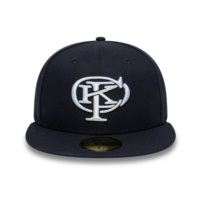 Pictured is this Gettomasa X New Era 59FIFTY Fitted cap in navy. 3