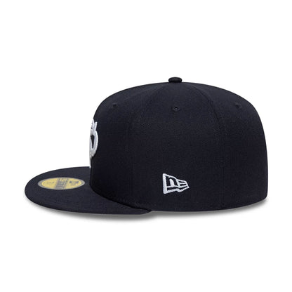 Pictured is this Gettomasa X New Era 59FIFTY Fitted cap in navy. 6
