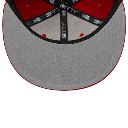 Pictured is this Gettomasa X New Era 59FIFTY Fitted cap in red. 2