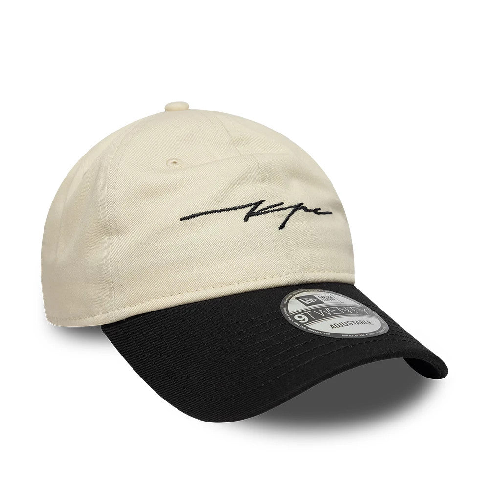 Pictured is this Gettomasa X New Era 9TWENTY Adjustable cap in light beige. 3