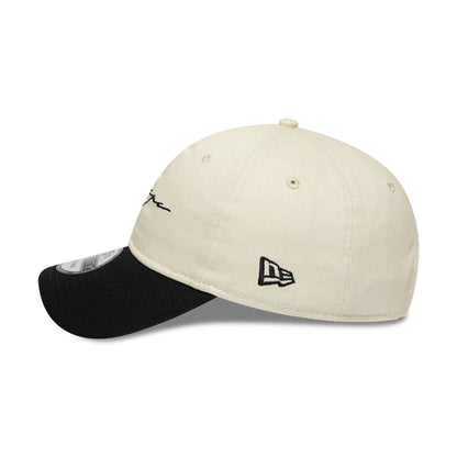 Pictured is this Gettomasa X New Era 9TWENTY Adjustable cap in light beige. 5