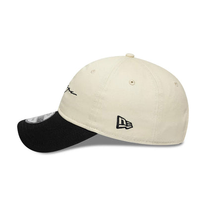 Pictured is this Gettomasa X New Era 9TWENTY Adjustable cap in light beige. 5