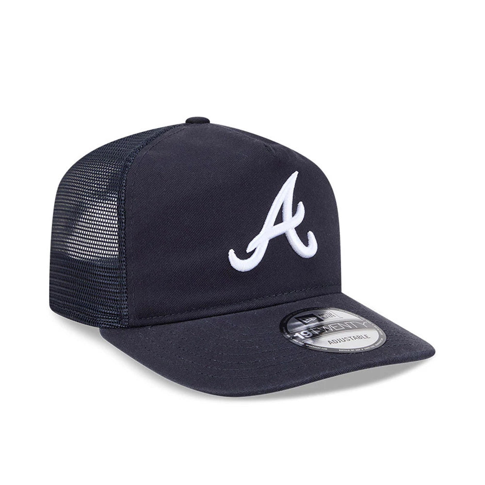 Pictured is this MLB Evergreen Atlanta Braves 19TWENTY cap in navy. 4
